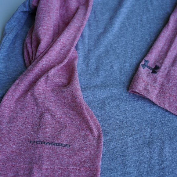 UA HeatGear 3/4 Length Sleeve Baseball T-shirt - Picture 10 of 12